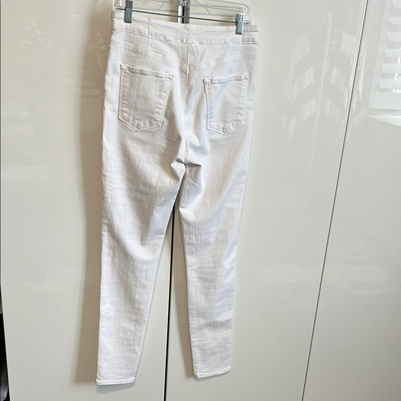 J BRAND Natasha White Button-Detail Women's Skinny Jeans, Size 30 - Picture 13 of 15